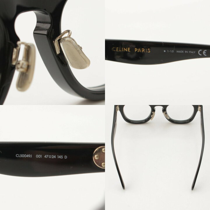 楽天市場】【セリーヌ】Celine メガネ 黒縁 眼鏡 アイウェア CL50049J  
