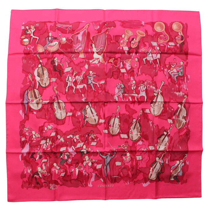 楽天市場】【エルメス】Hermes カレ90 シルクスカーフ CONCERTO  