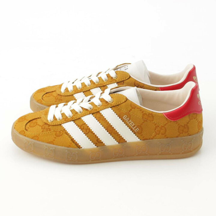 楽天市場】【グッチ】Gucci adidas コラボ ガゼル GGキャンバス 