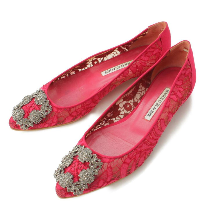 楽天市場】【マノロブラニク】Manolo Blahnik ハンギシ レース  