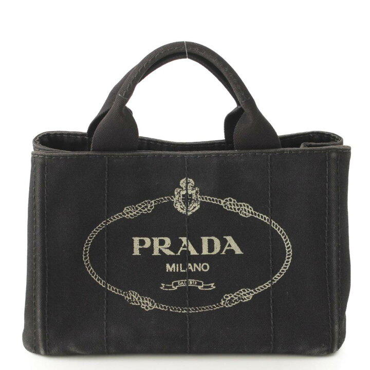楽天市場】【プラダ】Prada カナパ キャンバス トートバッグ 