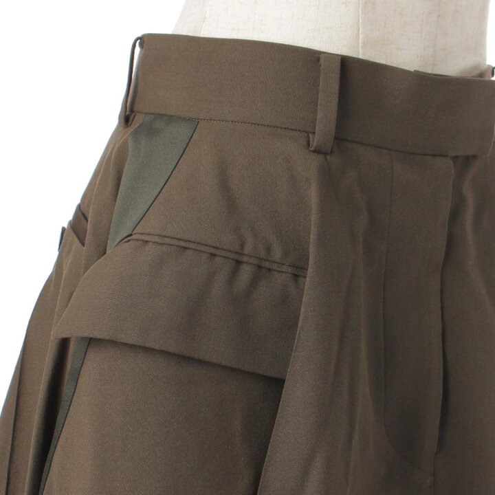 楽天市場】【サカイ】sacai SUITNG ASYMMETRY アシンメトリー スカート 