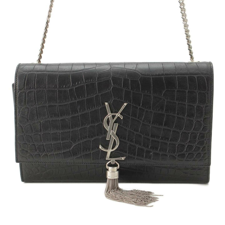 楽天市場】【サンローラン】SAINT LAURENT クラシック ケイト クロコ型  