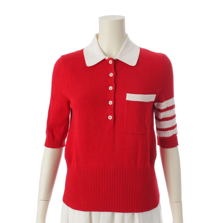 楽天市場】トムブラウン Thom Browne ヘクター 五分袖 コットン ニット  