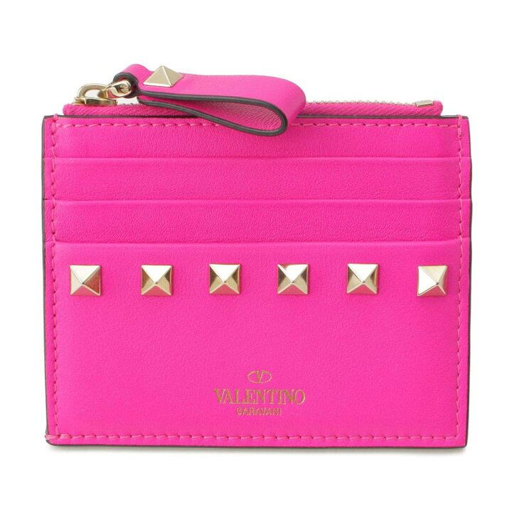 楽天市場】【ヴァレンティノ】Valentino ロックスタッズ レザー カード  