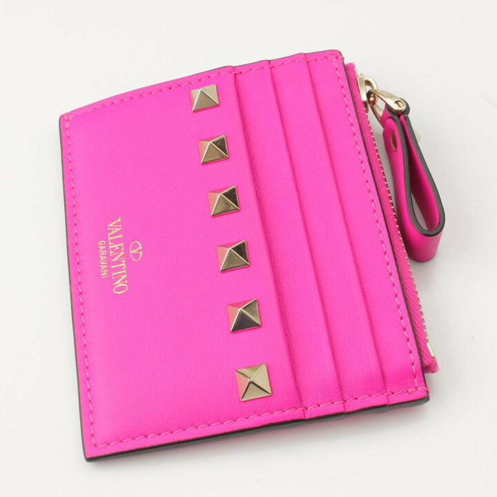 楽天市場】【ヴァレンティノ】Valentino ロックスタッズ レザー カード 