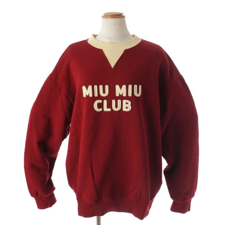 楽天市場】【ミュウミュウ】Miu Miu 22SS クラブ ロゴ コットン 