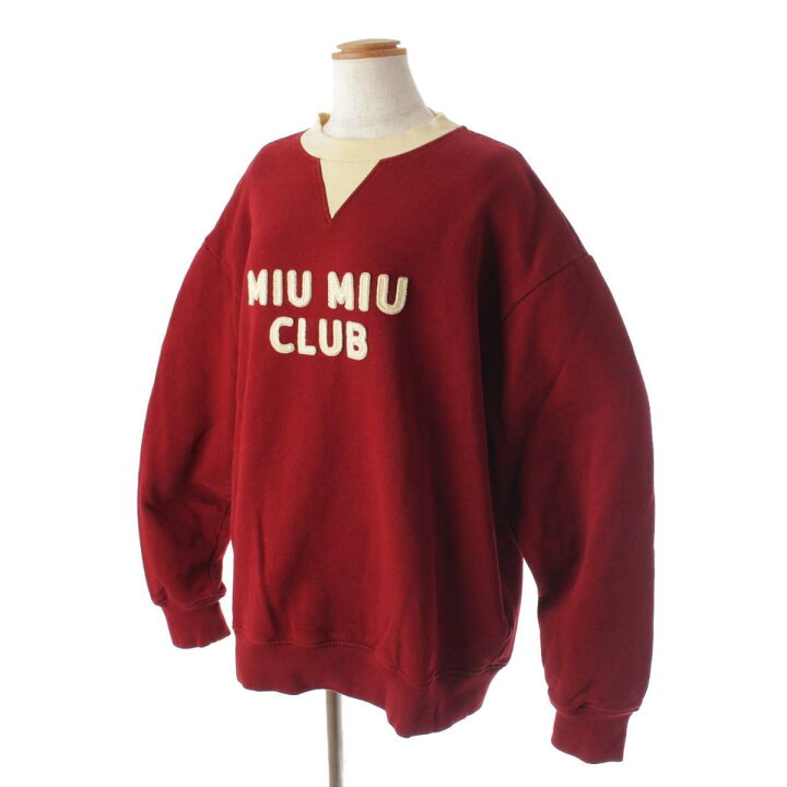楽天市場】【ミュウミュウ】Miu Miu 22SS クラブ ロゴ コットン 
