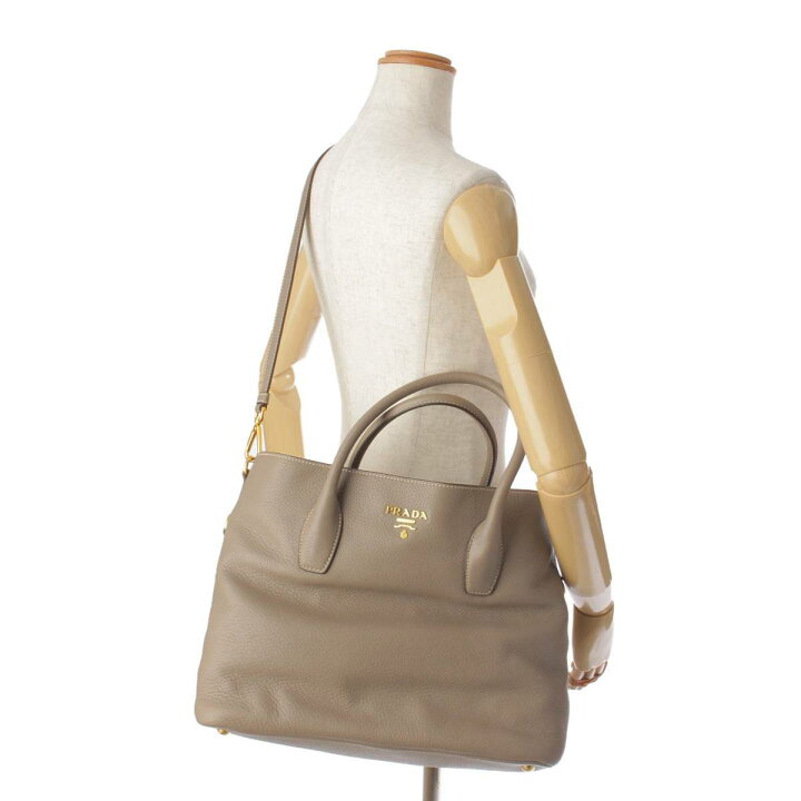 楽天市場】【プラダ】Prada ヴィッテロダイノ 2WAY カーフレザー 