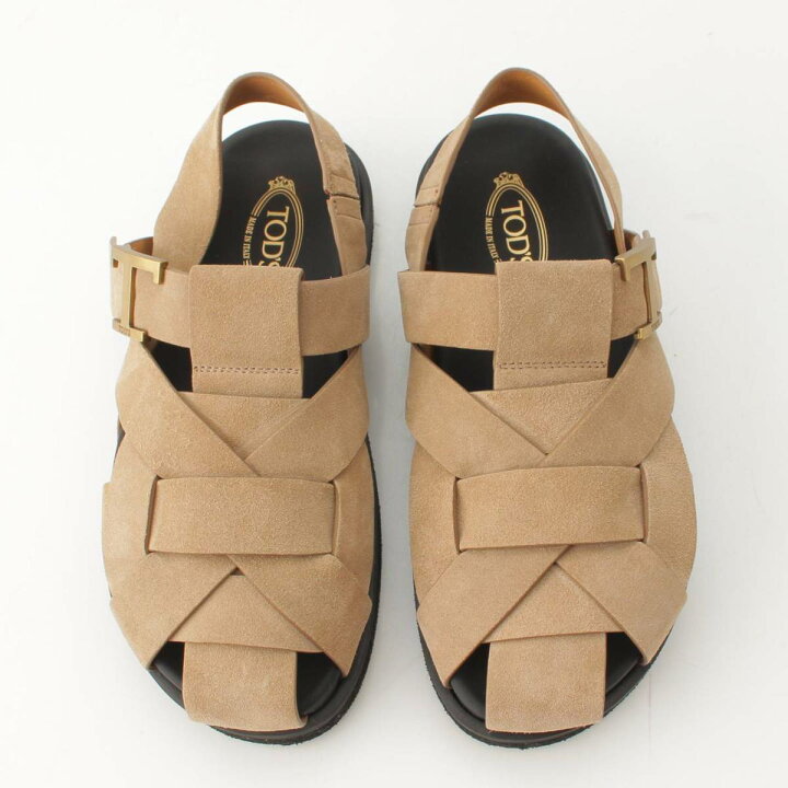 楽天市場】【トッズ】Tods Tタイムレス フィッシャーマン スエード 