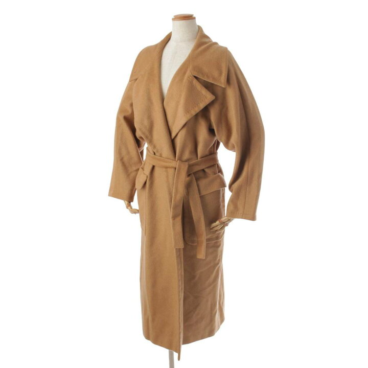 楽天市場】【マックスマーラ】Max mara ウール ベルト ロングコート 