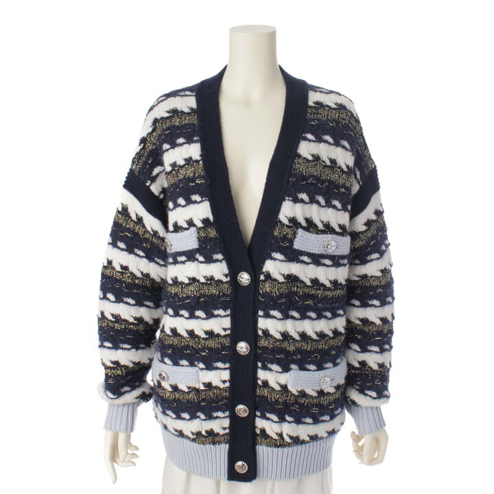 楽天市場】【シャネル】Chanel 22AW ココマーク カシミヤ カーディガン  