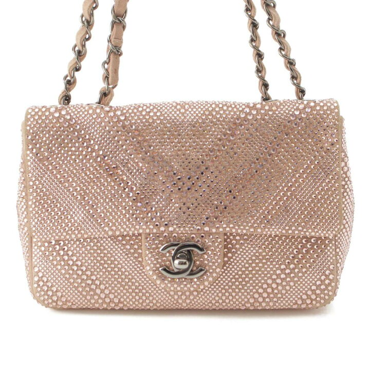 楽天市場】【シャネル】Chanel ココマーク スワロフスキー スエード  