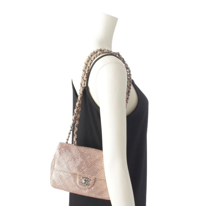 楽天市場】【シャネル】Chanel ココマーク スワロフスキー スエード 