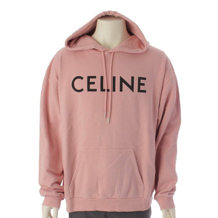 楽天市場】【セリーヌ】Celine 21SS ロゴ プリント ルーズ フーディ 