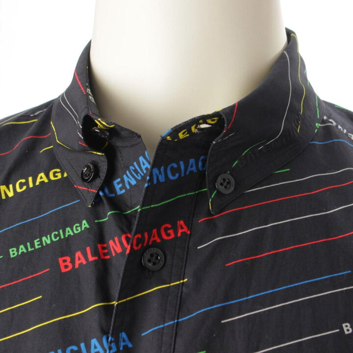 楽天市場】【バレンシアガ】Balenciaga メンズ 19SS ロゴ 半袖 シャツ 