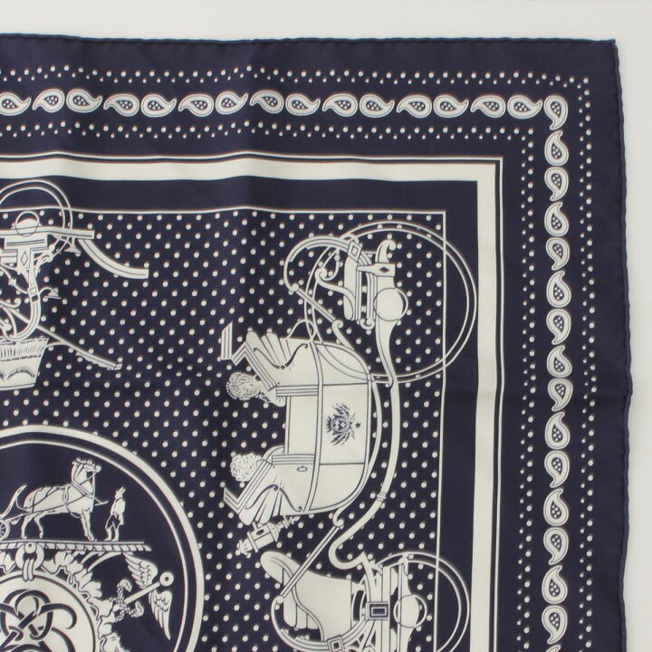 楽天市場】【エルメス】Hermes カレ55 シルクスカーフ Ex-Libris 