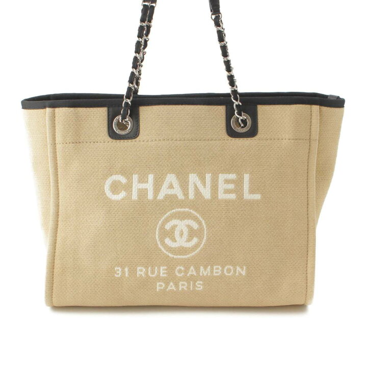 楽天市場】【シャネル】Chanel ココマーク ドーヴィルMM キャンバス 