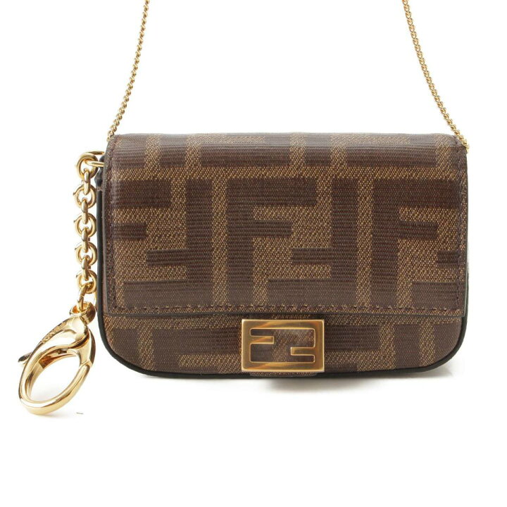 楽天市場】【フェンディ】Fendi ズッカ柄 チェーン ナノバケット 