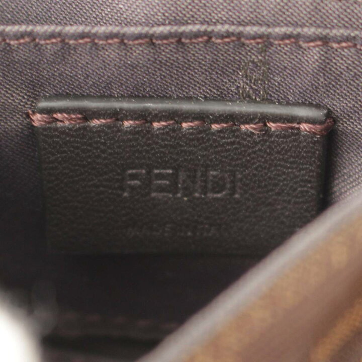 楽天市場】【フェンディ】Fendi ズッカ柄 チェーン ナノバケット 