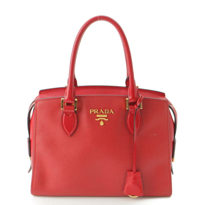 楽天市場】【プラダ】Prada サフィアーノ 2WAY ハンドバッグ 1BA164 