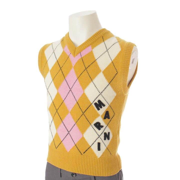 楽天市場】【マルニ】Marni アーガイル セーター ニットベスト 