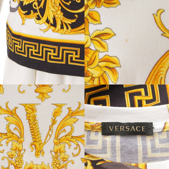 楽天市場】【ヴェルサーチ】Versace バロック 総柄 カットソー Tシャツ 