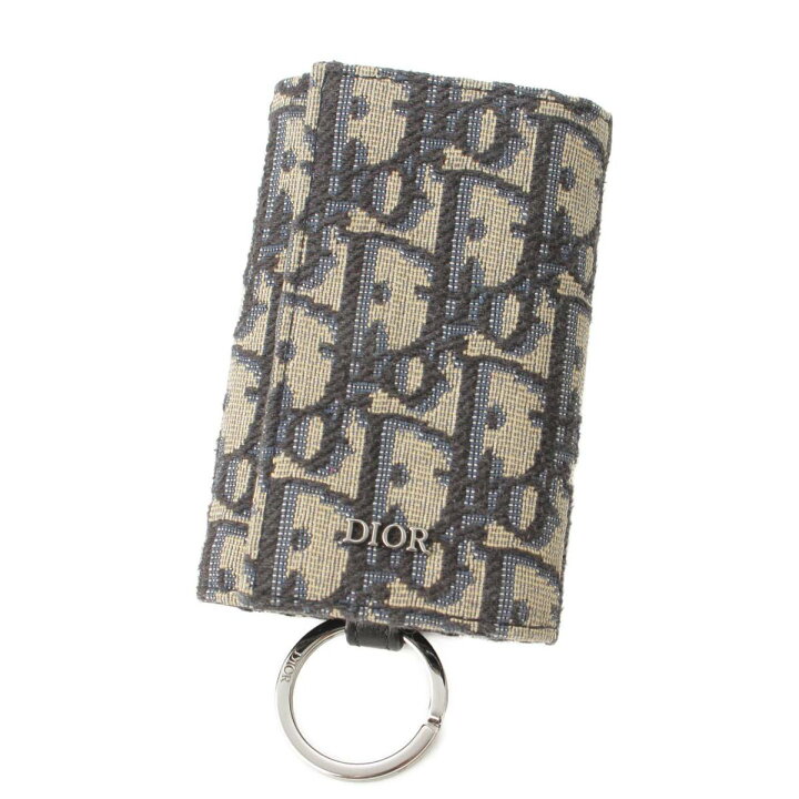 楽天市場】【ディオール】DIOR オブリーク ジャカード キーケース 