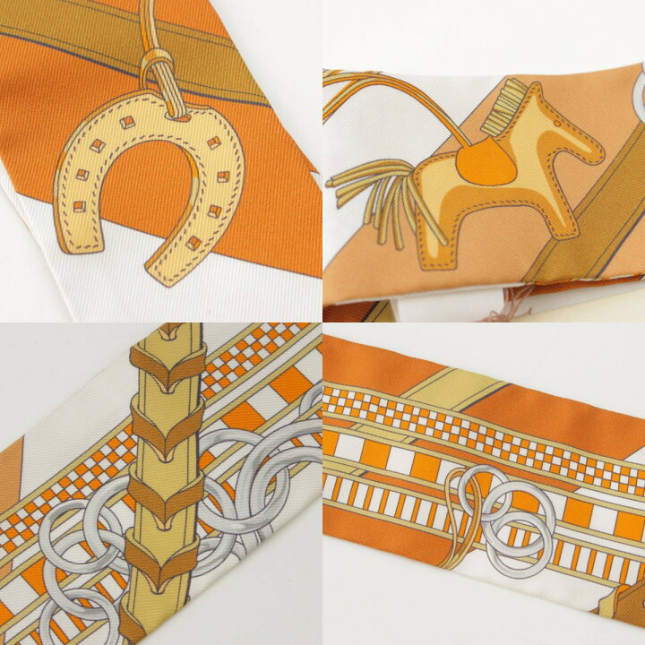 楽天市場】【エルメス】Hermes ツイリー Brides et Gris-Gris 馬勒と 