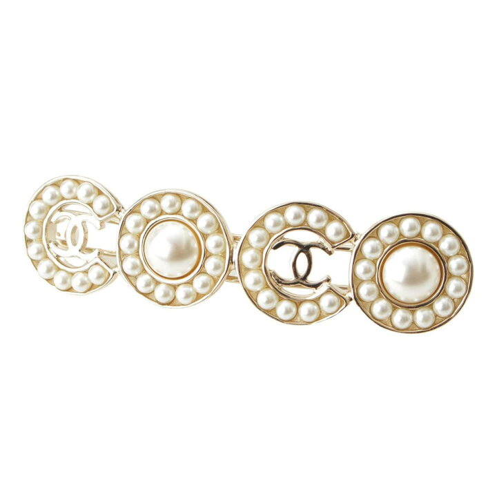 楽天市場】【シャネル】Chanel B21 ココマーク ロゴ Fパール ヘア  