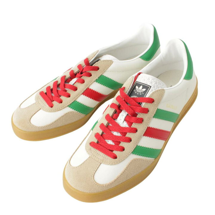 楽天市場】【グッチ】Gucci アディダス コラボ メンズ レザー×スエード 