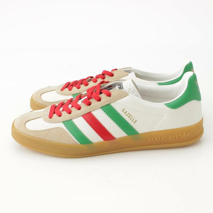 楽天市場】【グッチ】Gucci アディダス コラボ メンズ レザー×スエード  