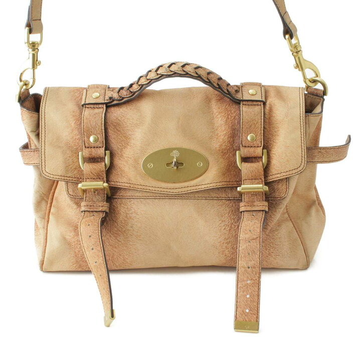 楽天市場】【マルベリー】Mulberry ハラコ柄 レザー 2WAY ハンドバッグ 