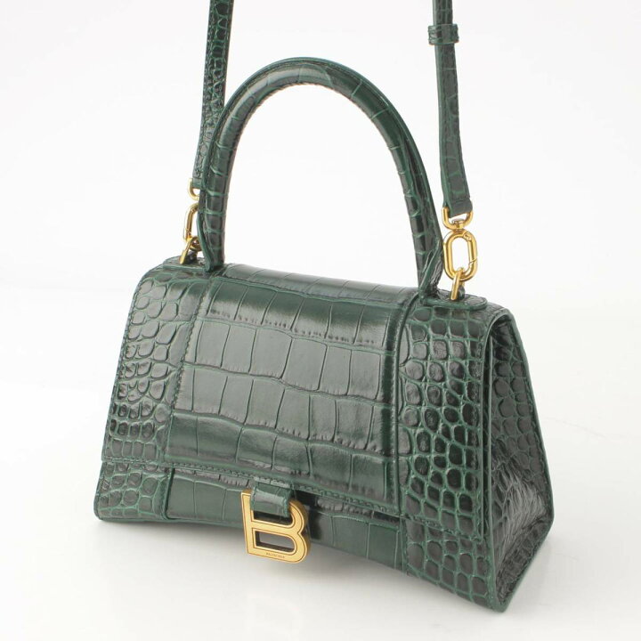 楽天市場】【バレンシアガ】Balenciaga アワーグラス スモール クロコ 