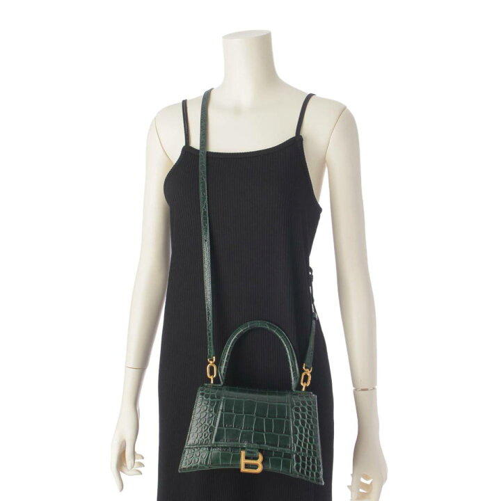 楽天市場】【バレンシアガ】Balenciaga アワーグラス スモール クロコ 