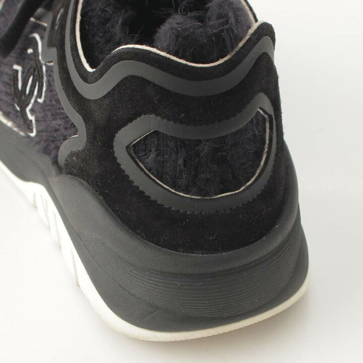 楽天市場】【シャネル】Chanel ココマーク W スエード×ファブリック  