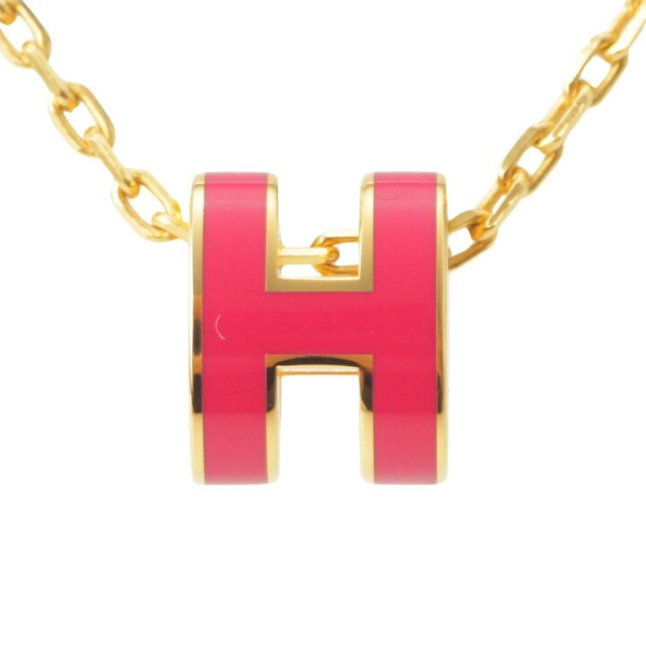 楽天市場】【エルメス】Hermes ポップアッシュ Hロゴ ネックレス 