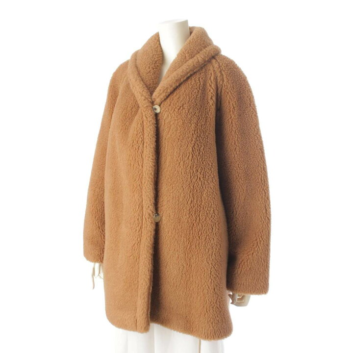 楽天市場】【マックスマーラ】Max mara テディベア キャメル シルク  
