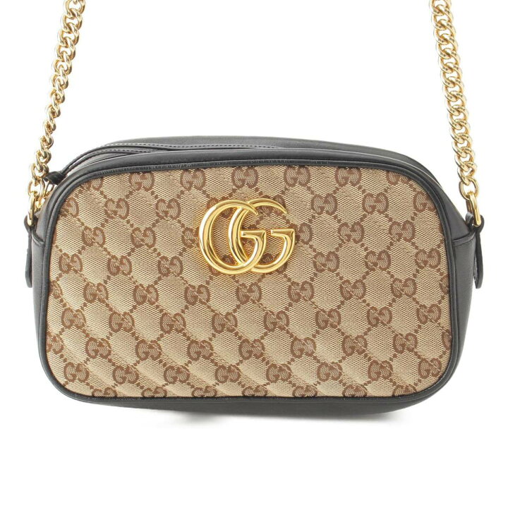 楽天市場】【グッチ】Gucci GGマーモント キルティング GGキャンバス 