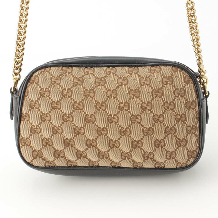 楽天市場】【グッチ】Gucci GGマーモント キルティング GGキャンバス 