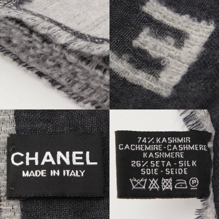 楽天市場】【シャネル】Chanel 17AW ココマーク ロゴ カシミヤ シルク  