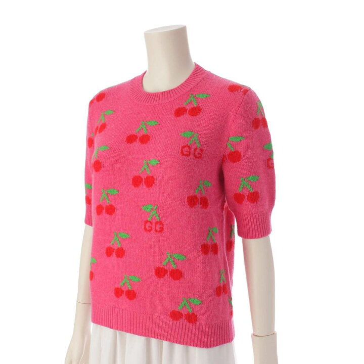 楽天市場】【グッチ】Gucci 19AW 半袖 さくらんぼ ウール ニット  