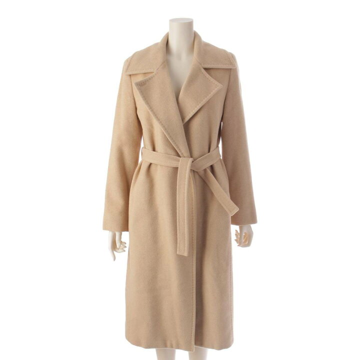 楽天市場】【マックスマーラ】Max mara キャメル ベルテッド ロング 