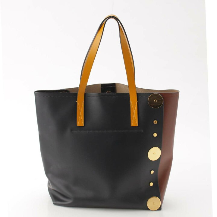 楽天市場】【マルニ】Marni パネルトートバッグ SHMP0011Y0 ブラウン 
