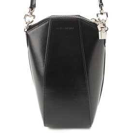 【ジバンシィ】GIVENCHY　ミニ アンティゴナ バーティカル レザー ショルダーバッグ BBU01RB00D ブラック 【中古】【鑑定済・正規品保証】195441