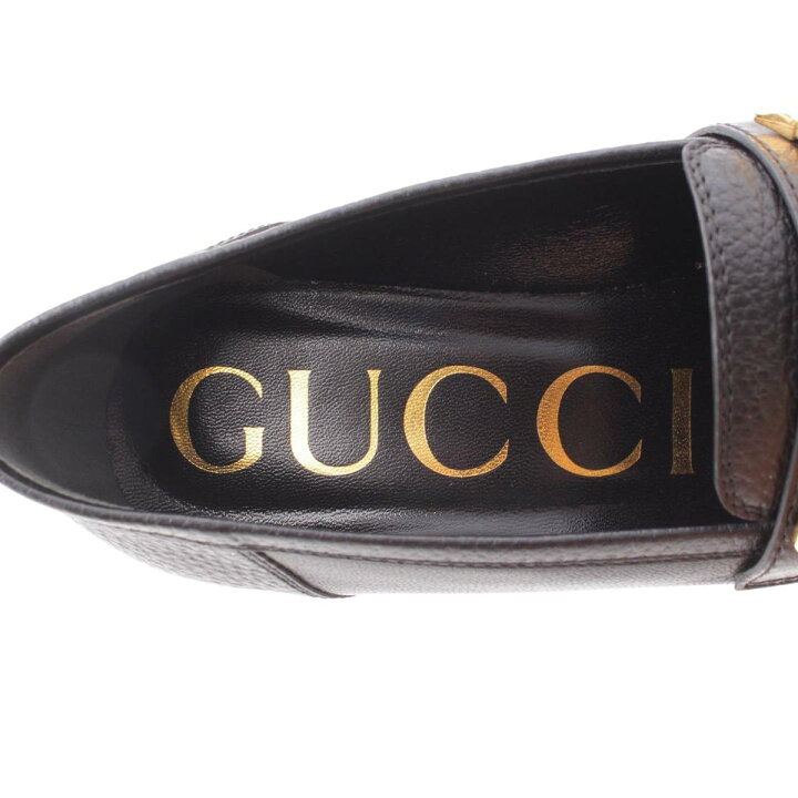 楽天市場】【グッチ】Gucci チェーンバックル金具 レザー ミッドソール 