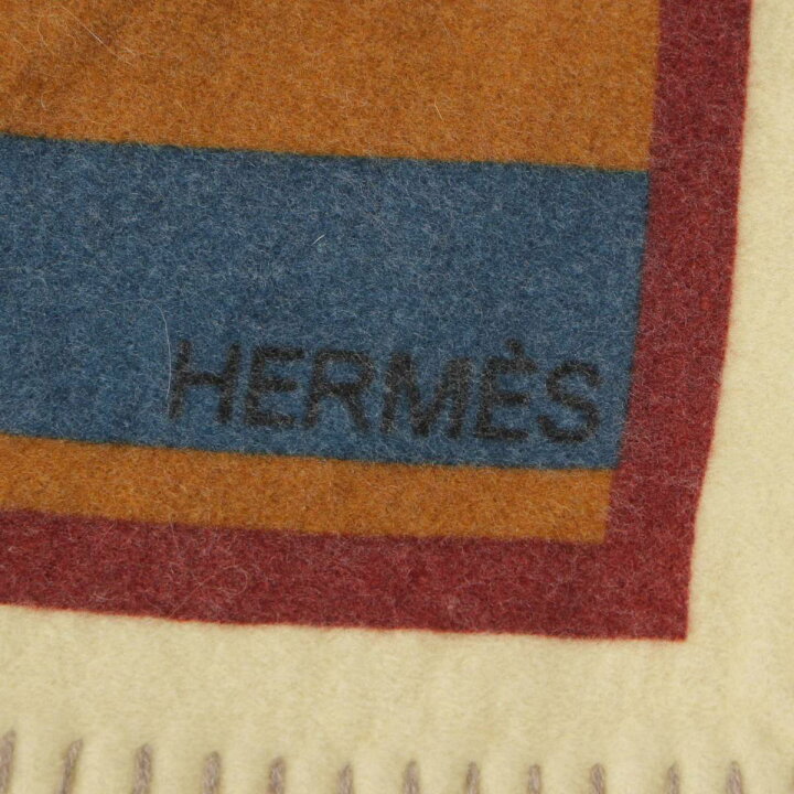 楽天市場】【エルメス】Hermes カシミヤ100% ホース 馬 大判 
