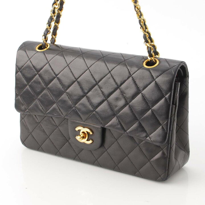 楽天市場】【シャネル】Chanel マトラッセ25 ラムスキン ダブル W 
