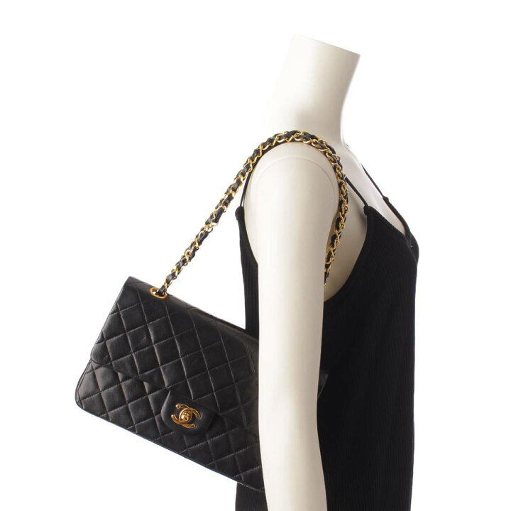 楽天市場】【シャネル】Chanel マトラッセ25 ラムスキン ダブル W  