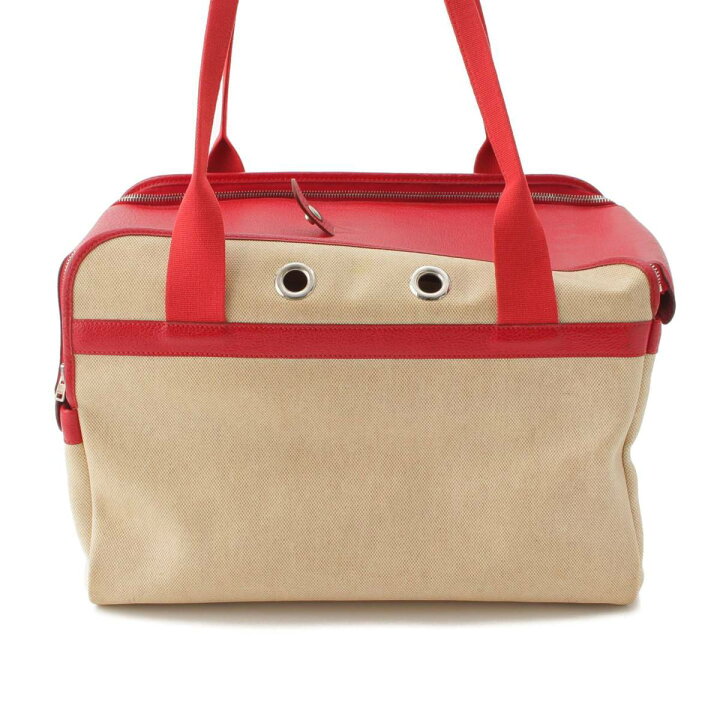 楽天市場】【エルメス】Hermes サックドトランスポール ペットキャリー 